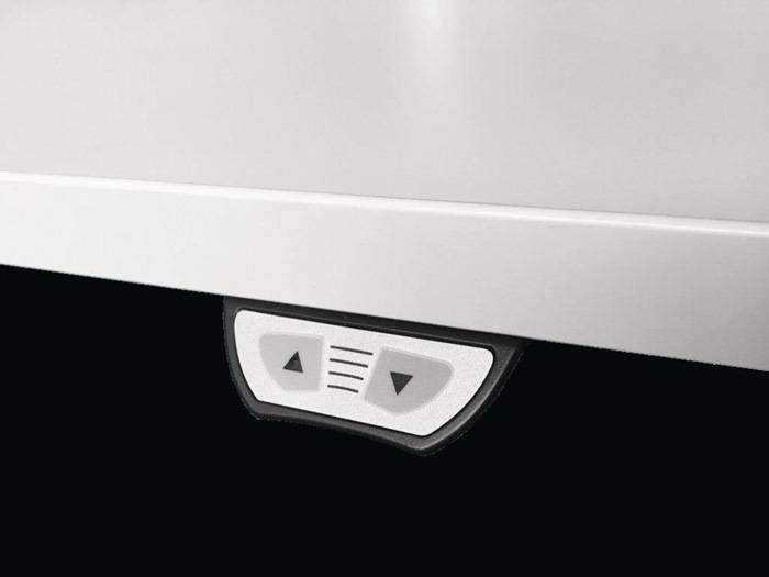 Konferenztisch H720-1190xB2200xT1030/830mm weiß elektr.höhenv.HAMMERBACHER