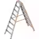 Stufenstehleiter TOPIC 2x8 Stufen Alu.Gesamt-H.2000mm LAYHER Stufenstehleiter TOPIC 2x8 Stufen Alu.Gesamt-H.2000mm LAYHER