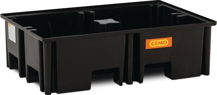 Auffangwanne 220l L1230xB830xH360mm PE o.Gitterrost CEMO
