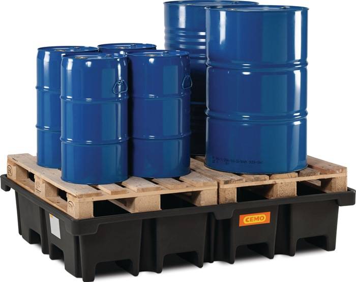 Auffangwanne 425l L1670xB1270xH360mm PE o.Gitterrost CEMO