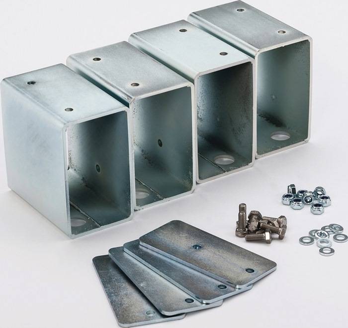 Stapelfuß H100xB60mm verz.f.9133 467 746 9133 467 747,9133 467 748 CEMO