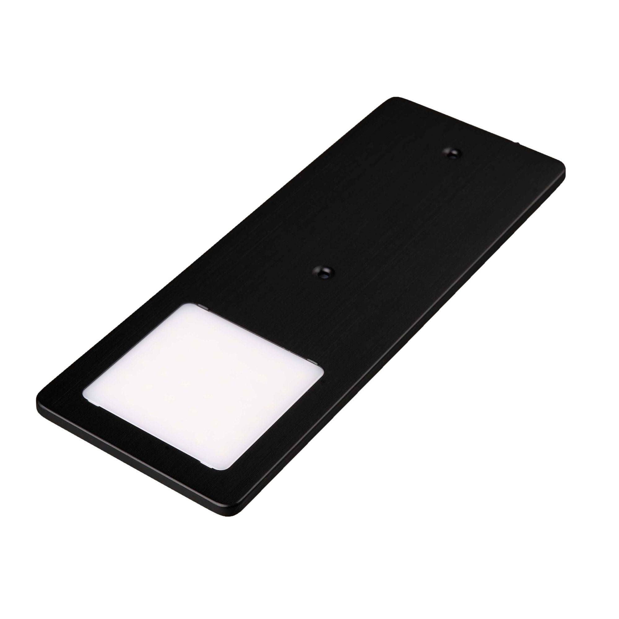 kalb | LED Unterbauleuchten schwarz 5W- sehr flache Küchenleuchte Einbaustrahler Einbauspot