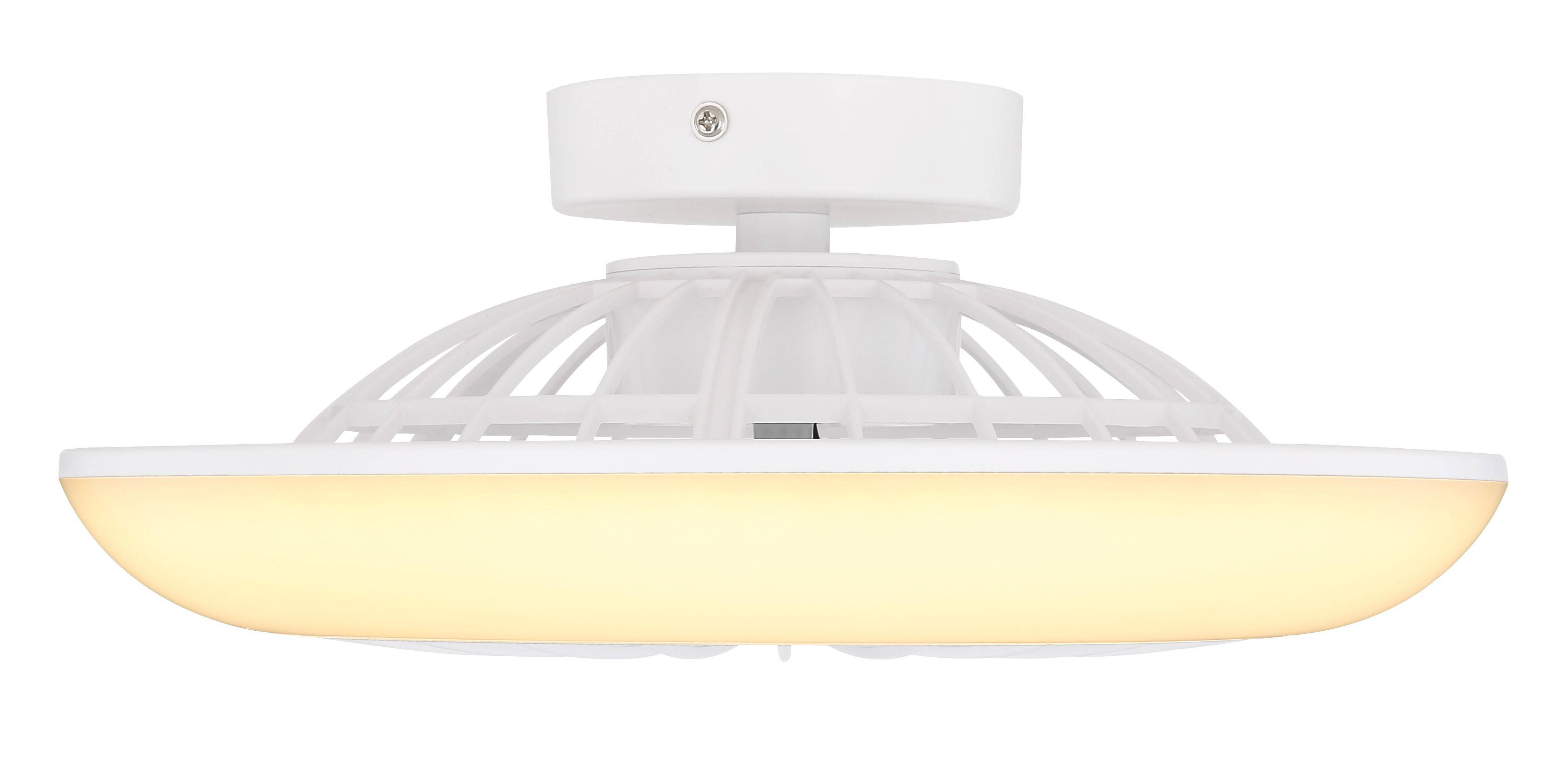 Deckenventilator Lafee Weiß mit LED