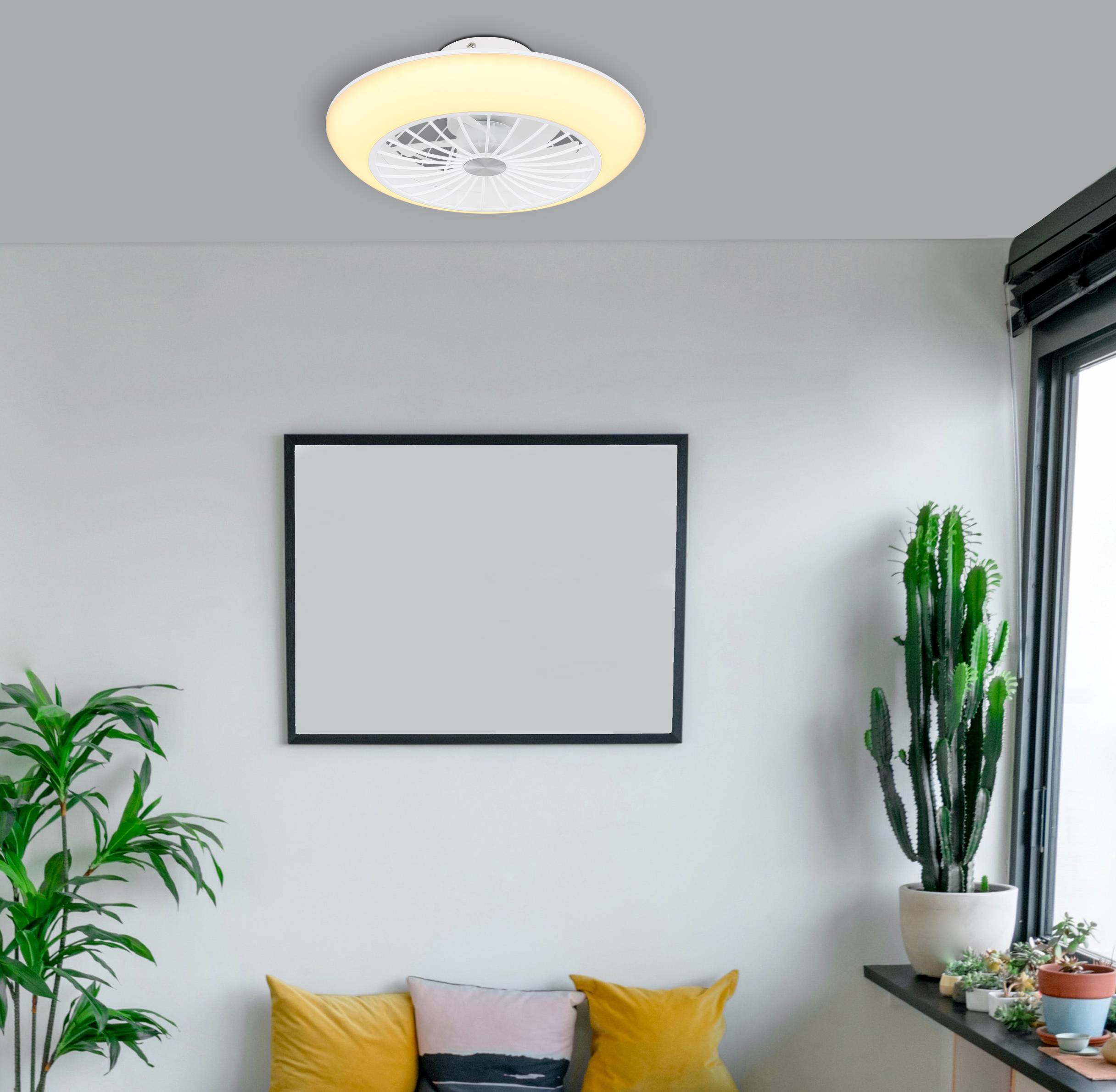 Deckenventilator Lafee Weiß mit LED