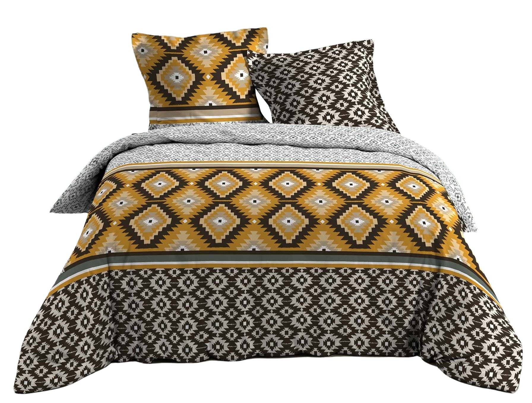 Bettwäsche 3 tlg. 240 x 220 CM 57 Fäden ALLOVER FILIPPA