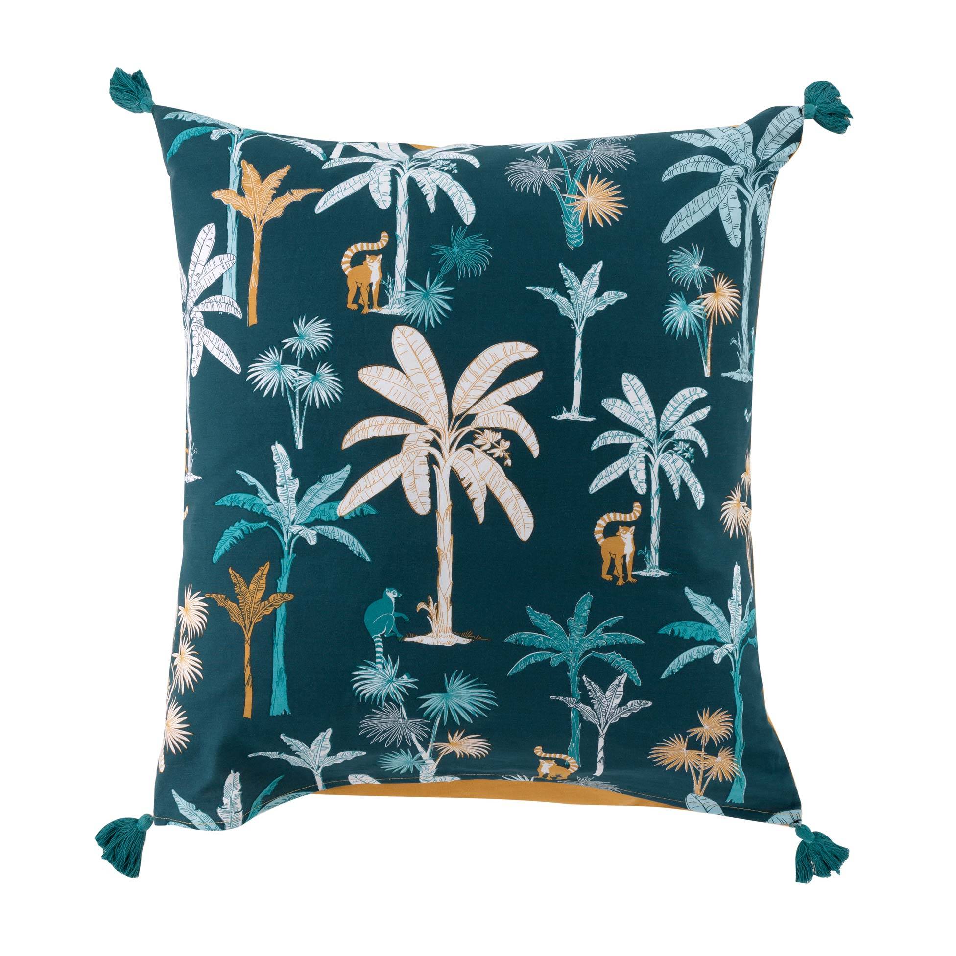 3tlg Bettwäsche 240x220 Baumwolle Übergröße Bettdecke Palmen Dschungel Bettbezug