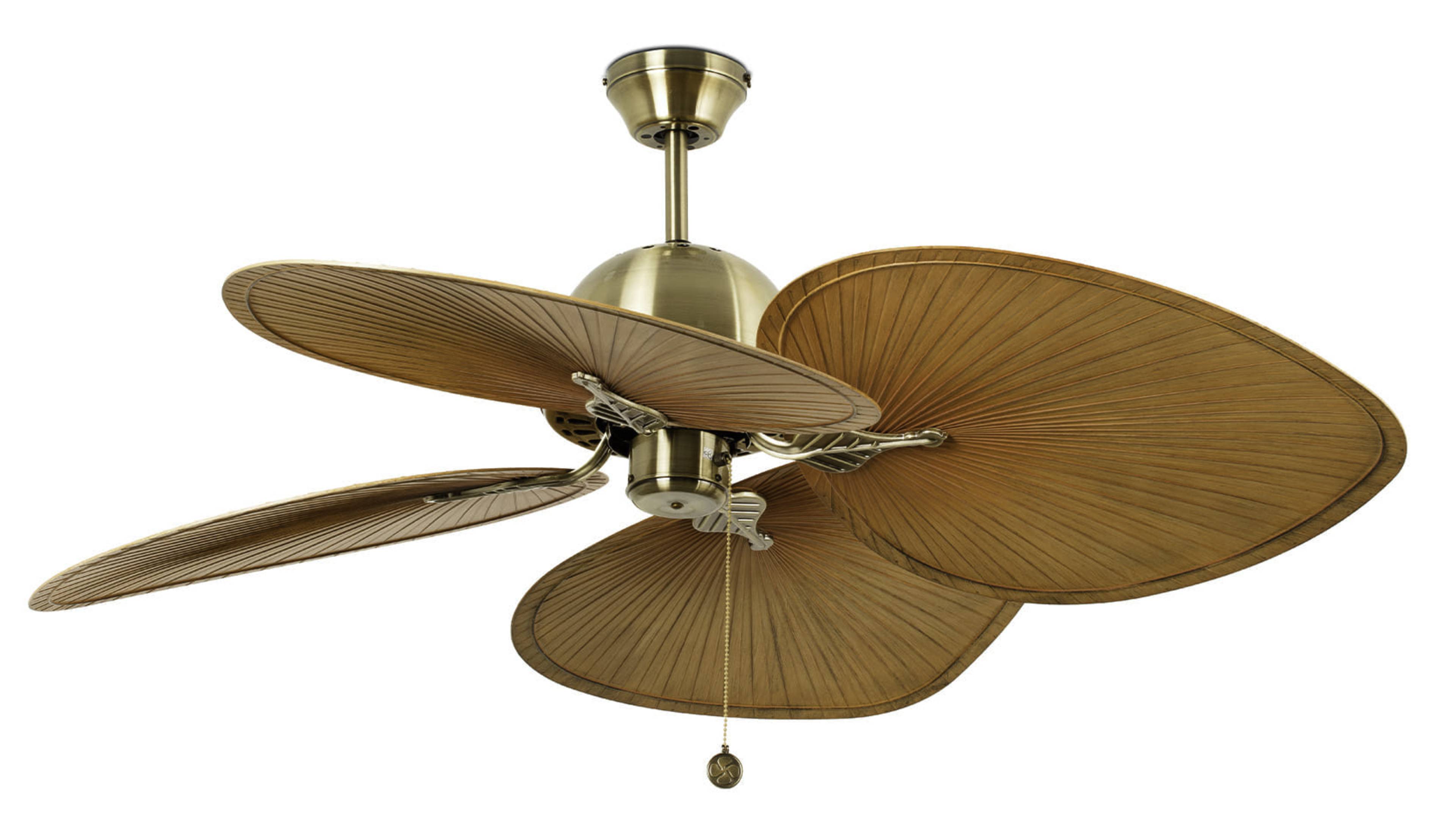 Deckenventilator Cuba Gold 132 cm mit Zugkette