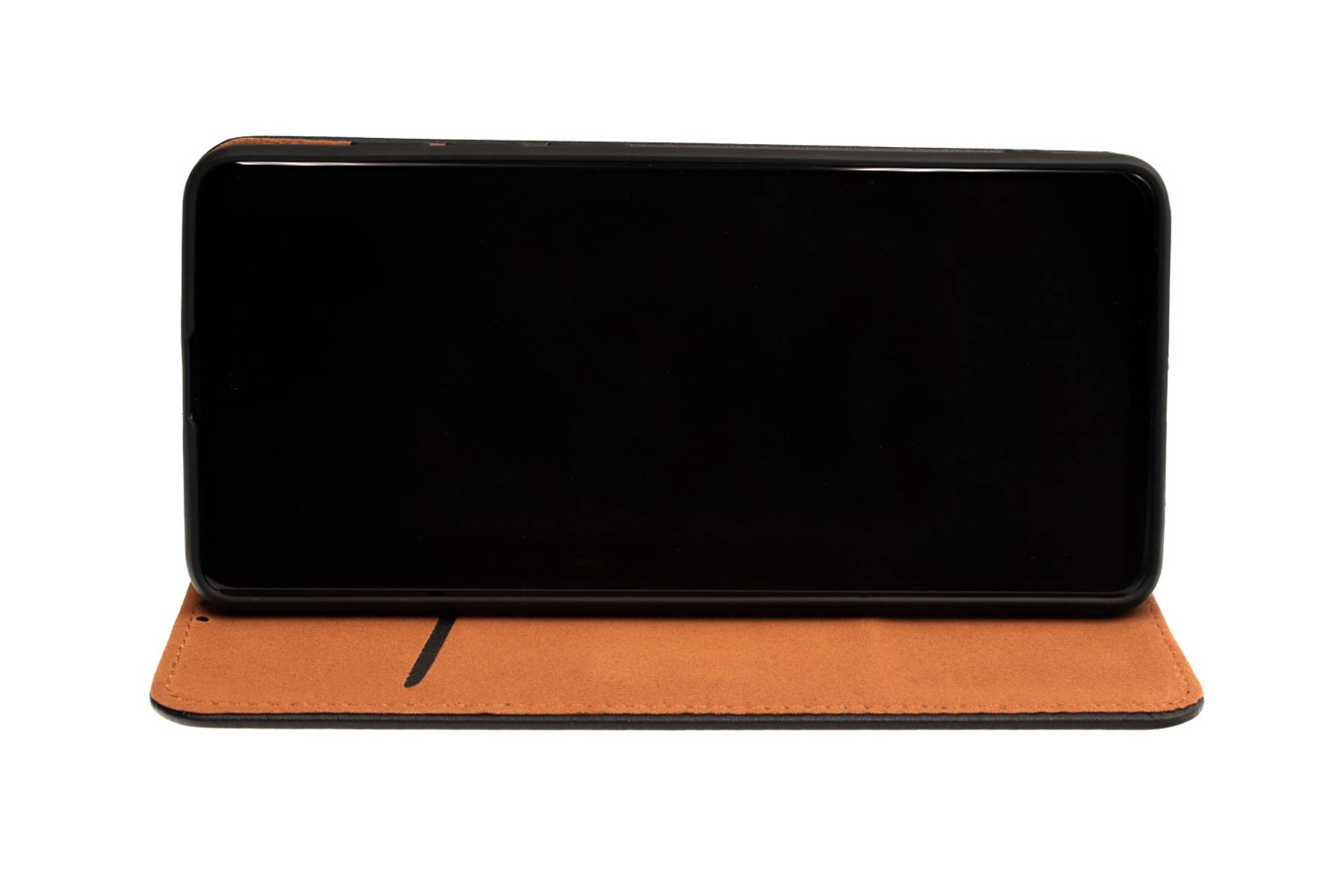 JAMCOVER Echt Leder Bookcase für Samsung Galaxy S24+ 5G - Handytasche mit Kartenfach und Standfunktion