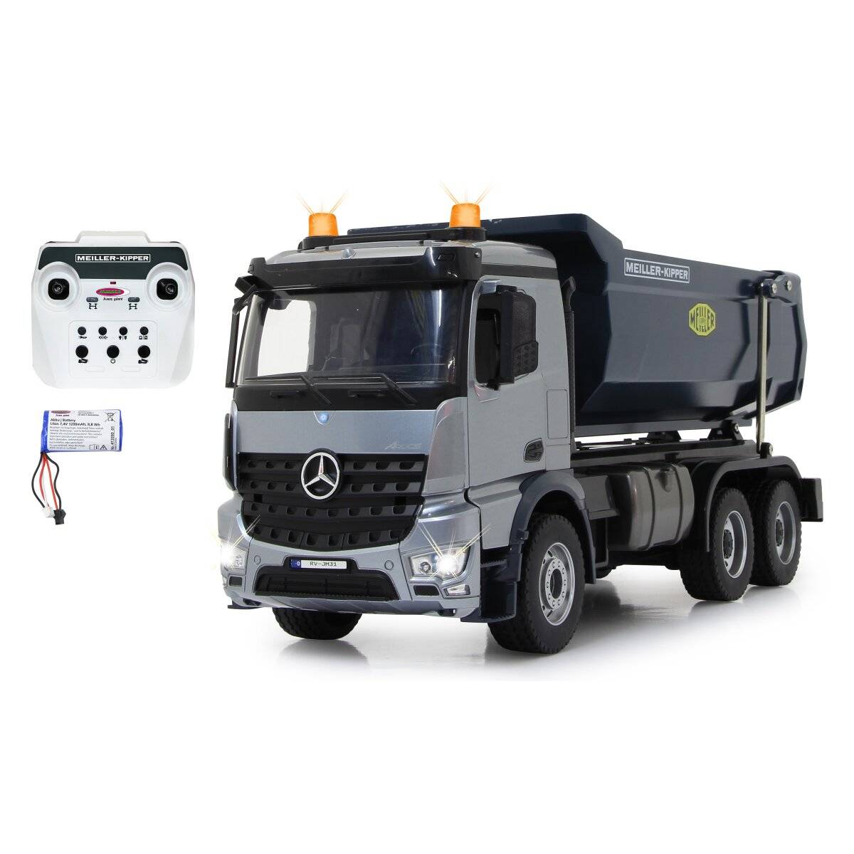 Jamara Muldenkipper Mercedes-Benz Arocs Metal Meiller 1:20 2,4GHz