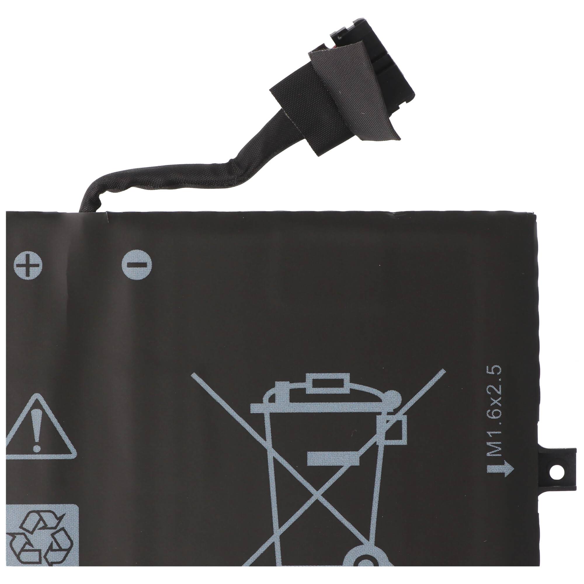Akku passend für Dell XPS 13 9300, Li-Polymer, 7,6V, 6840mAh, 52Wh