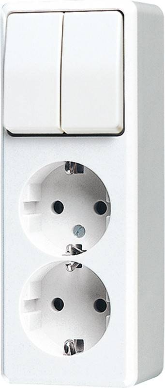 Jung SCHUKO-Zweifach-Steckdose 625 A WW