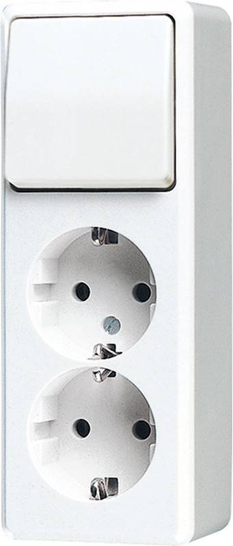 Jung SCHUKO-Zweifach-Steckdose 626 A WW