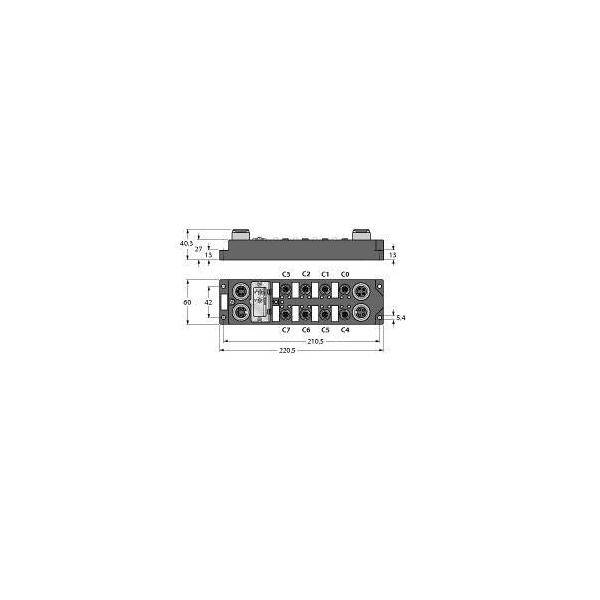 Turck I/O Modul FDNP-S0808G-TT