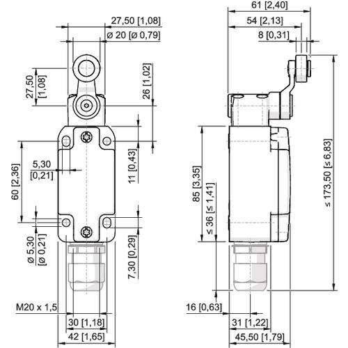 Stahl Positionsschalter 8070/2-2-D-U60