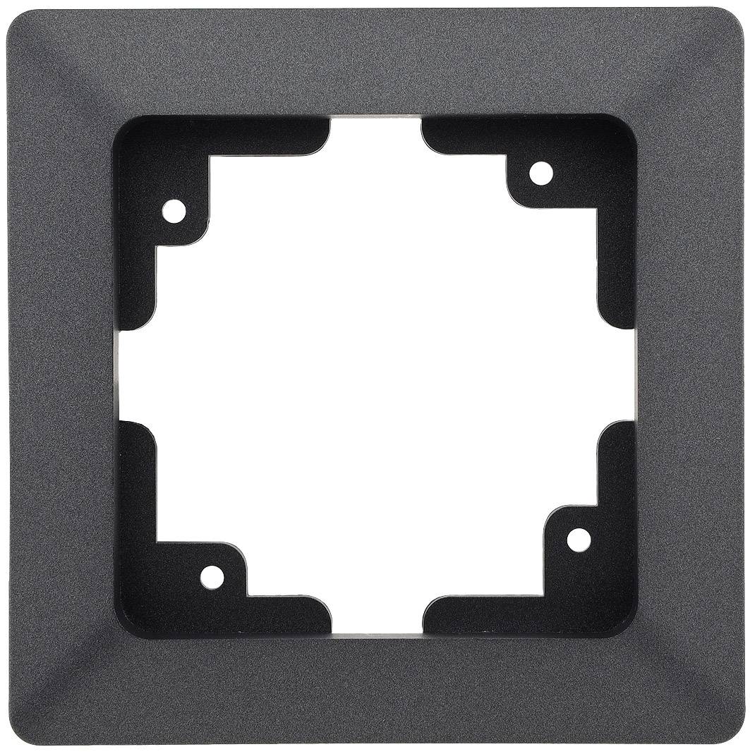 MILOS 1-fach Rahmen für Steckdosen, Schalter und Anschlussdosen I Anthrazit