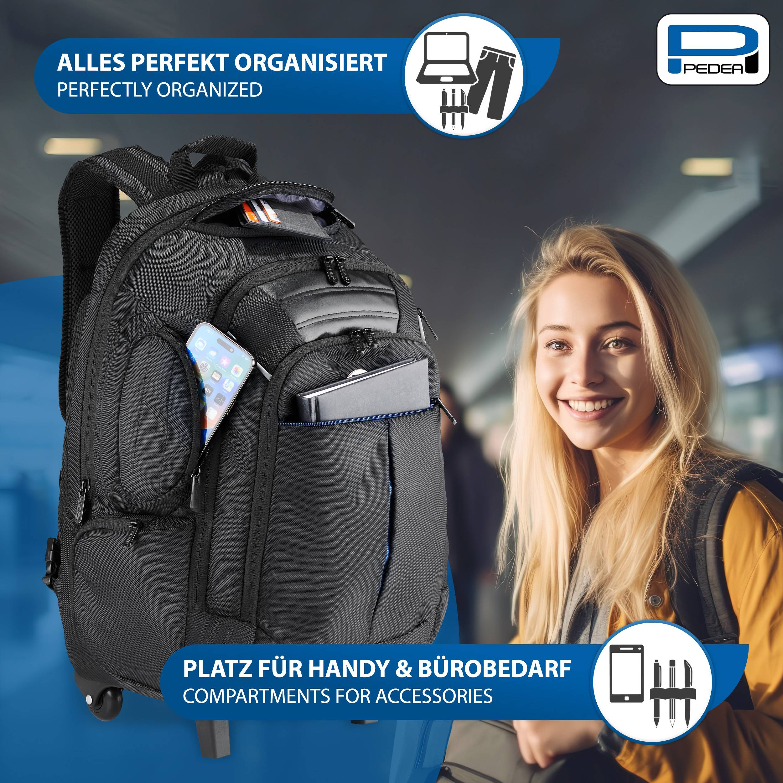 "Premium" Rucksack-Trolley