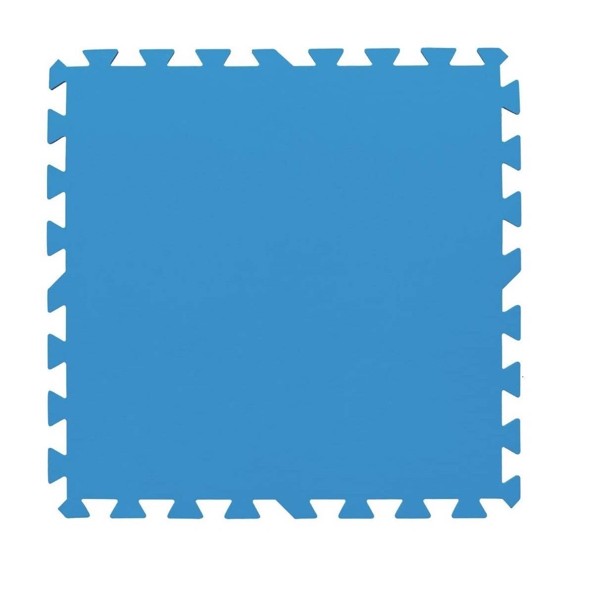 Bestway 58220 Flowclear Pool-Bodenschutzfliesen-Set, 9 Stück á 50 x 50 cm, blau