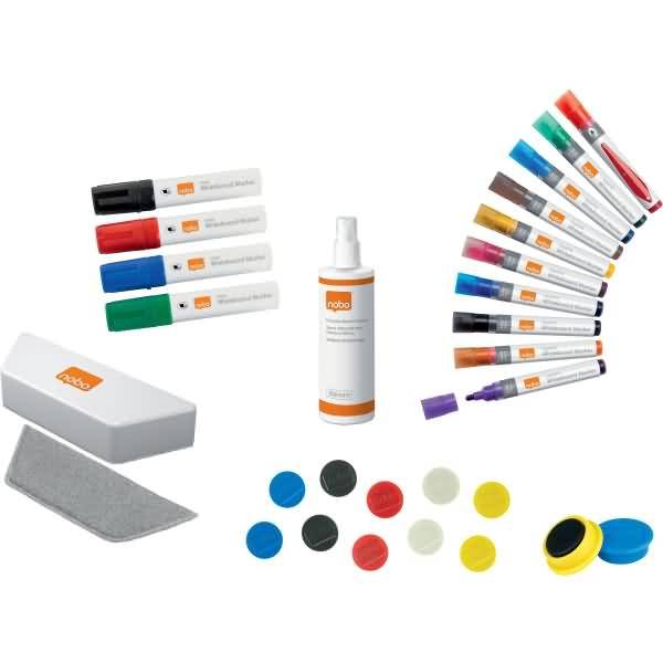 Whiteboard Starter Kit Move & Meet 7 Teile weiß