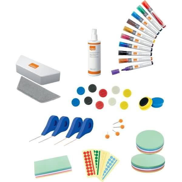 Whiteboard Teamwork Kit Move & Meet 14 Teile weiß