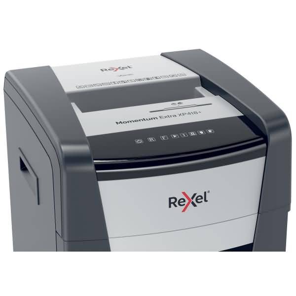 Aktenvernichter Momentum Extra XP418+ Partikelschnitt 4x35mm 18 Blatt schwarz