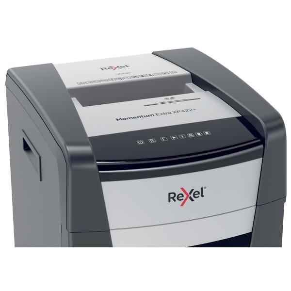 Aktenvernichter Momentum Extra XP422+ Partikelschnitt 4x35mm 22 Blatt schwarz