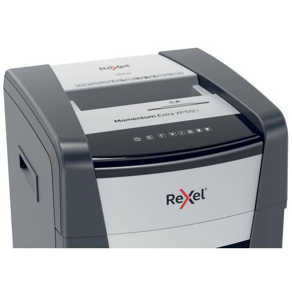 Aktenvernichter Momentum Extra XP512+ Mikro-Partikelschnitt 2-15mm 12 Blatt schwarz