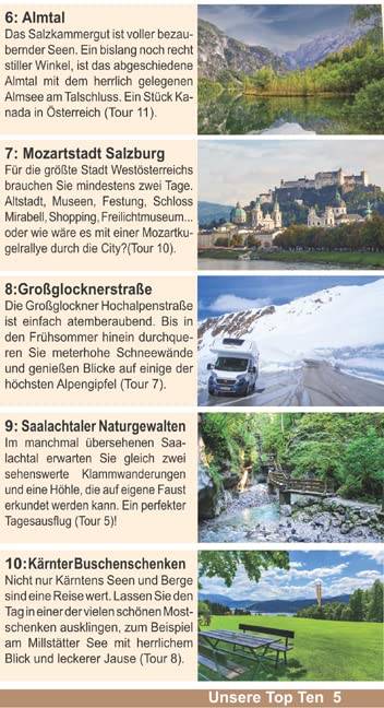 Mit dem Wohnmobil nach Österreich: Teil 2: Der Westen (Womo-Reihe)