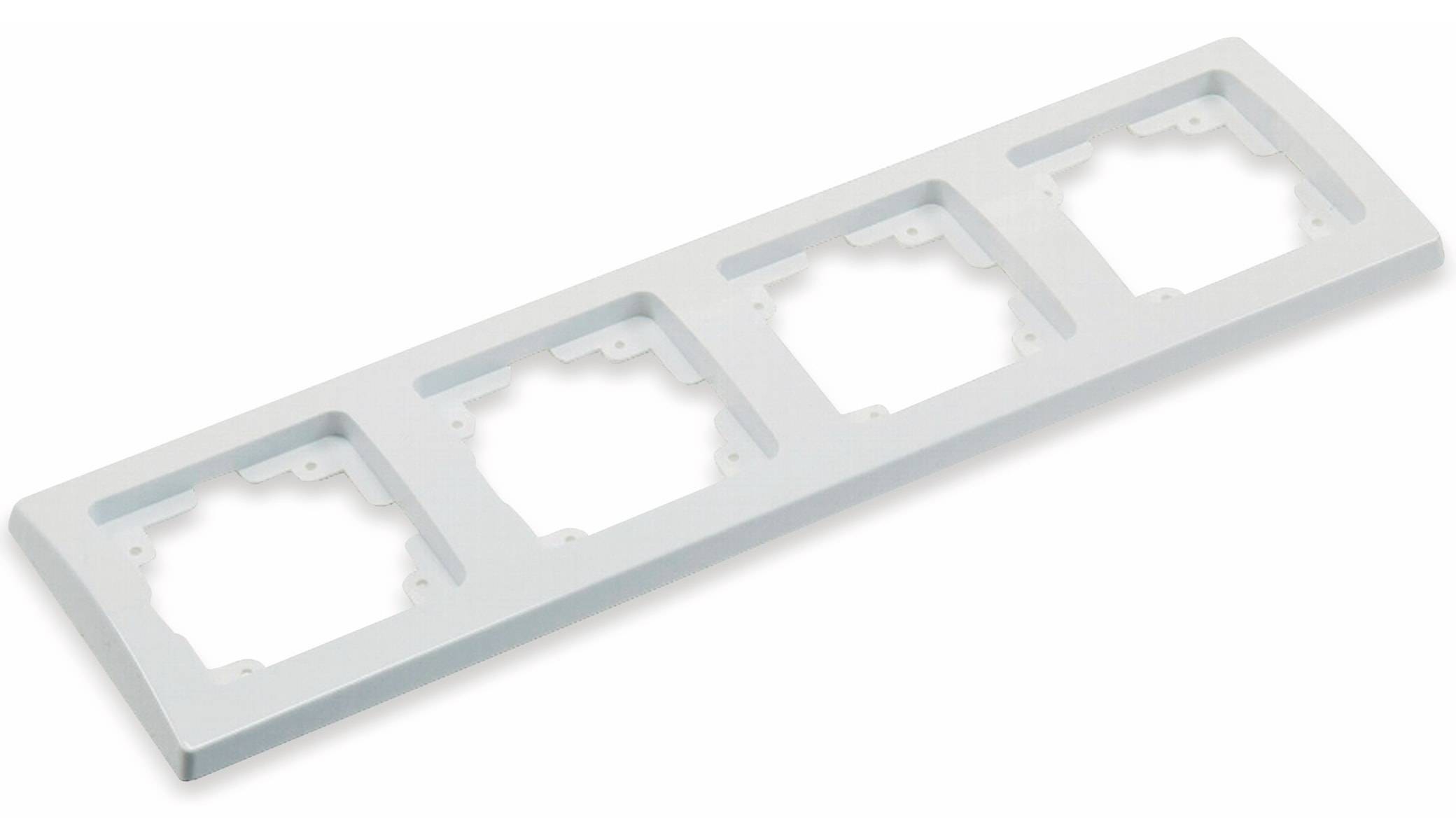 DELPHI 4-fach Rahmen, weiß