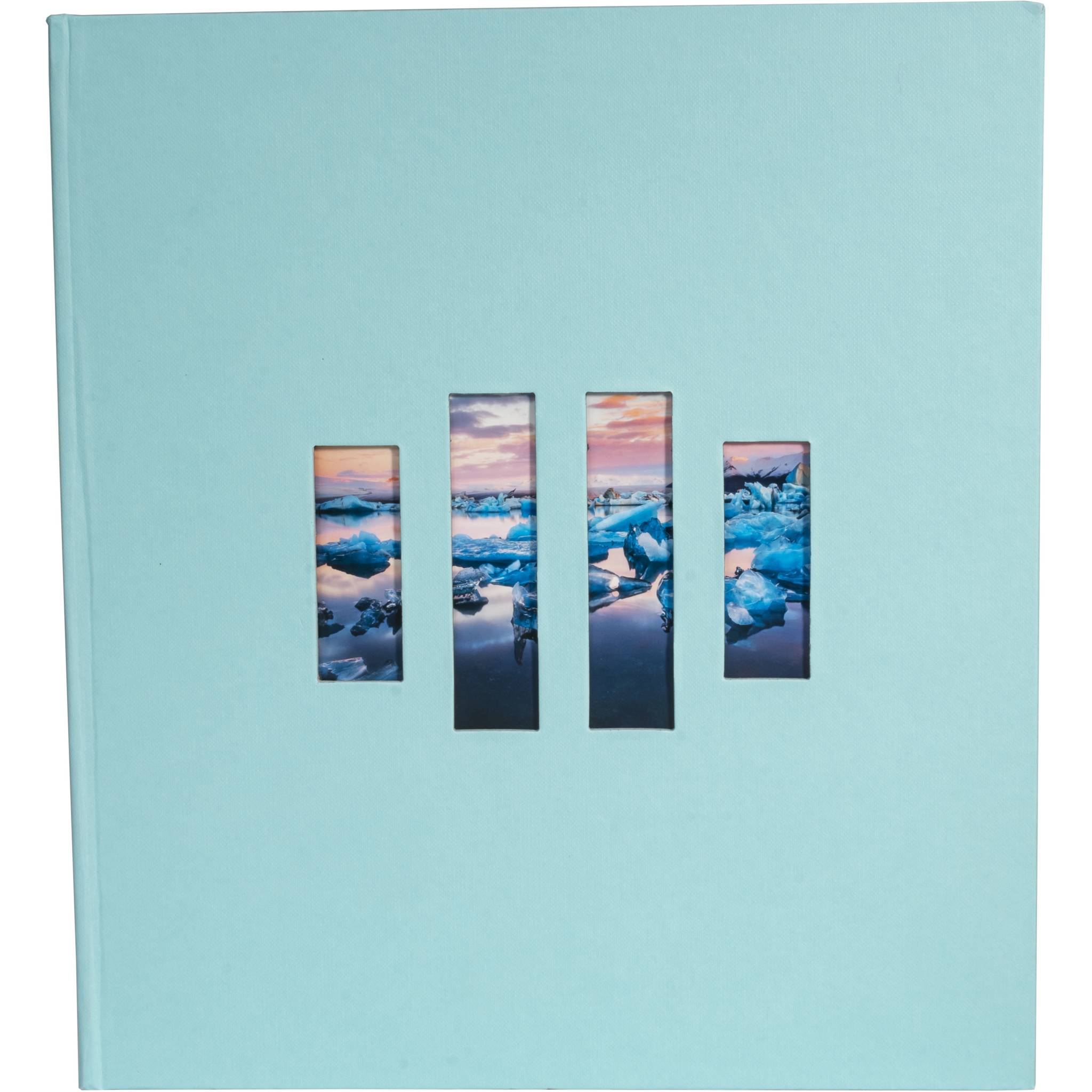 Exacompta Fotoalbum MILANO 29x32 cm, 60 schwarze Seiten - Grün - 16070E