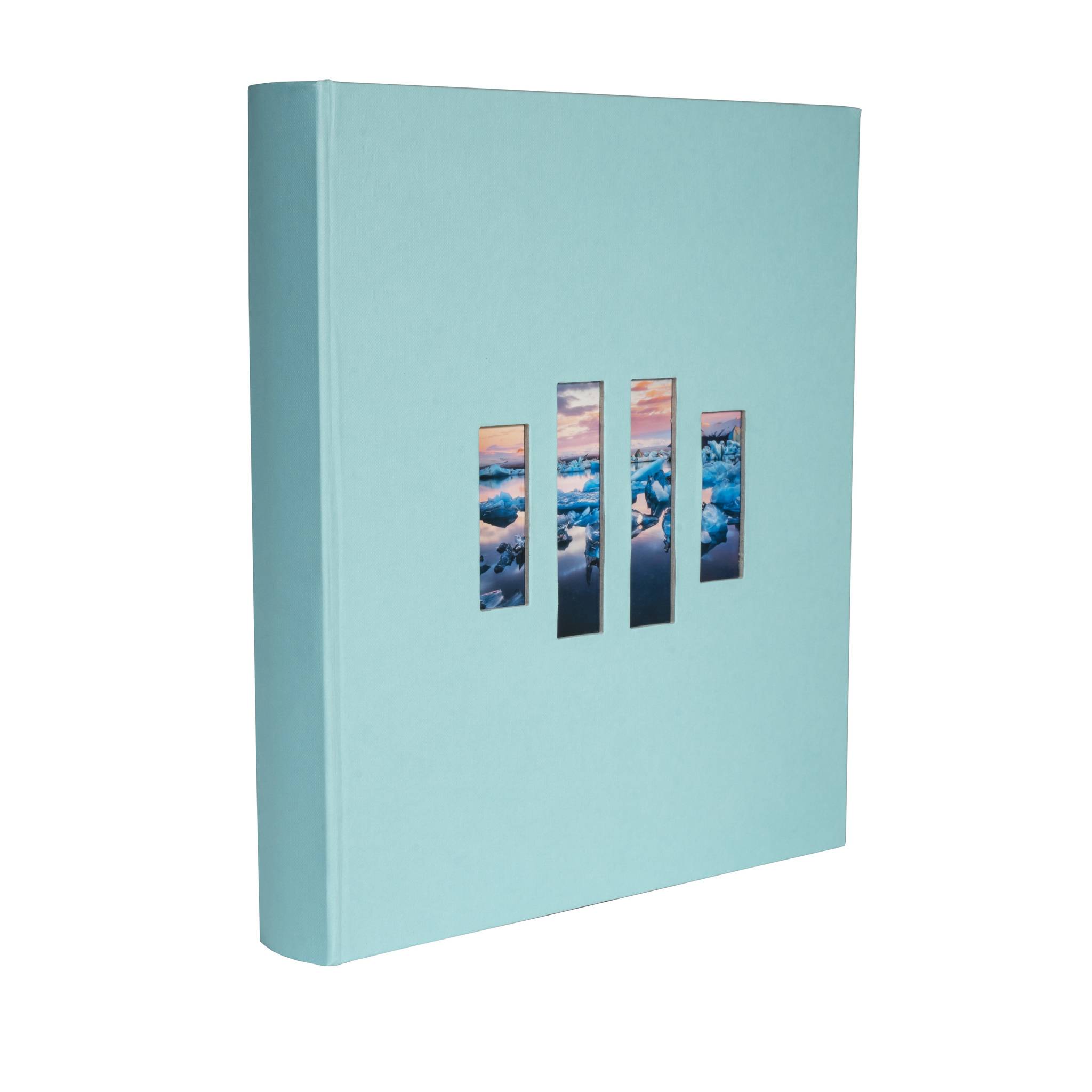 Exacompta Fotoalbum MILANO 29x32 cm, 60 schwarze Seiten - Grün - 16070E