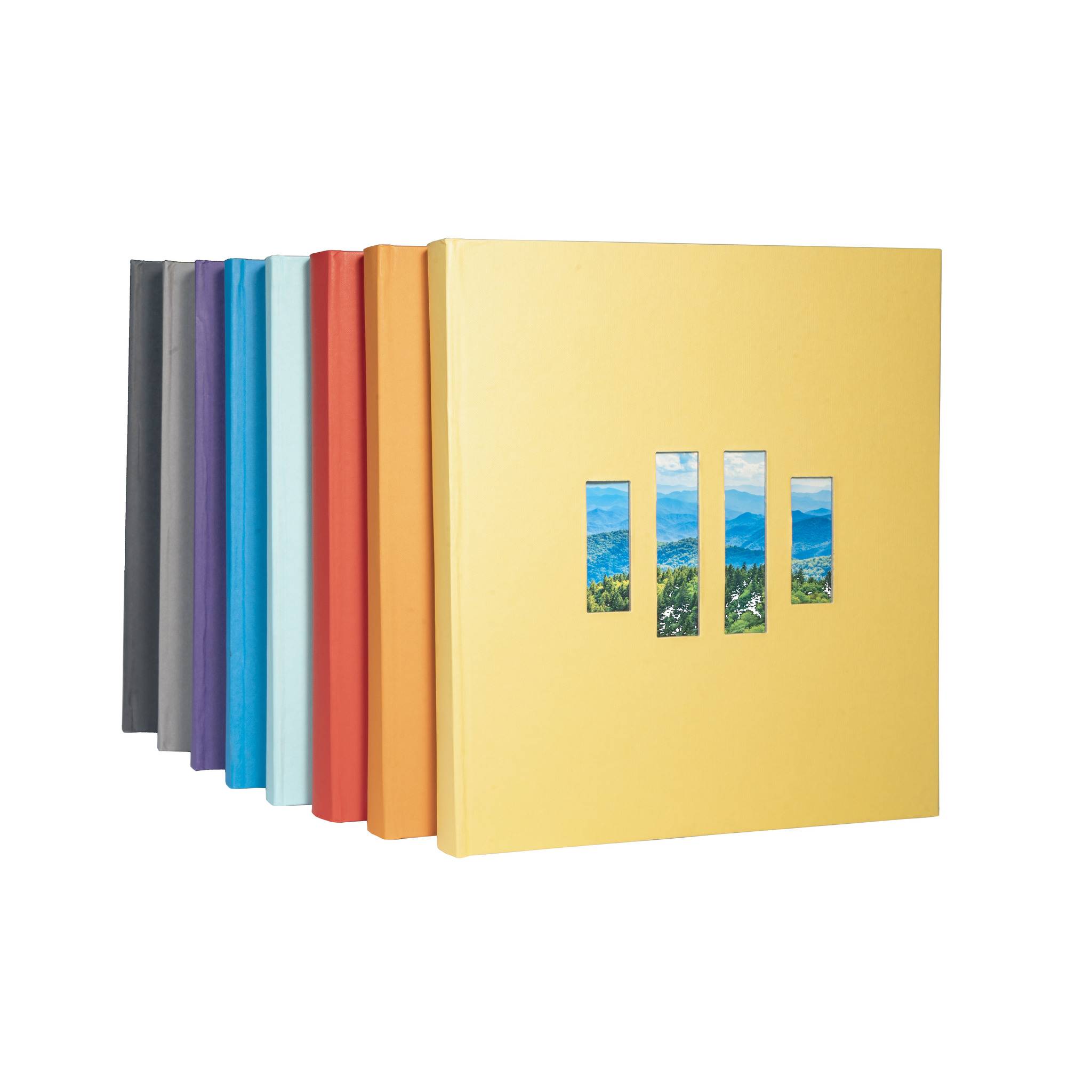 Exacompta Fotoalbum MILANO 29x32 cm, 60 schwarze Seiten - Rot - 16077E