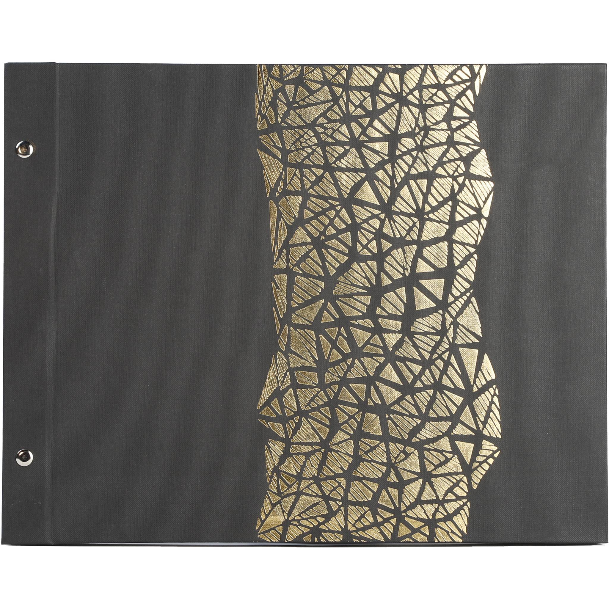 Exacompta Fotoalbum ARAMY 37x29 cm, 40 Seiten schwarz - Schwarz - 16985E