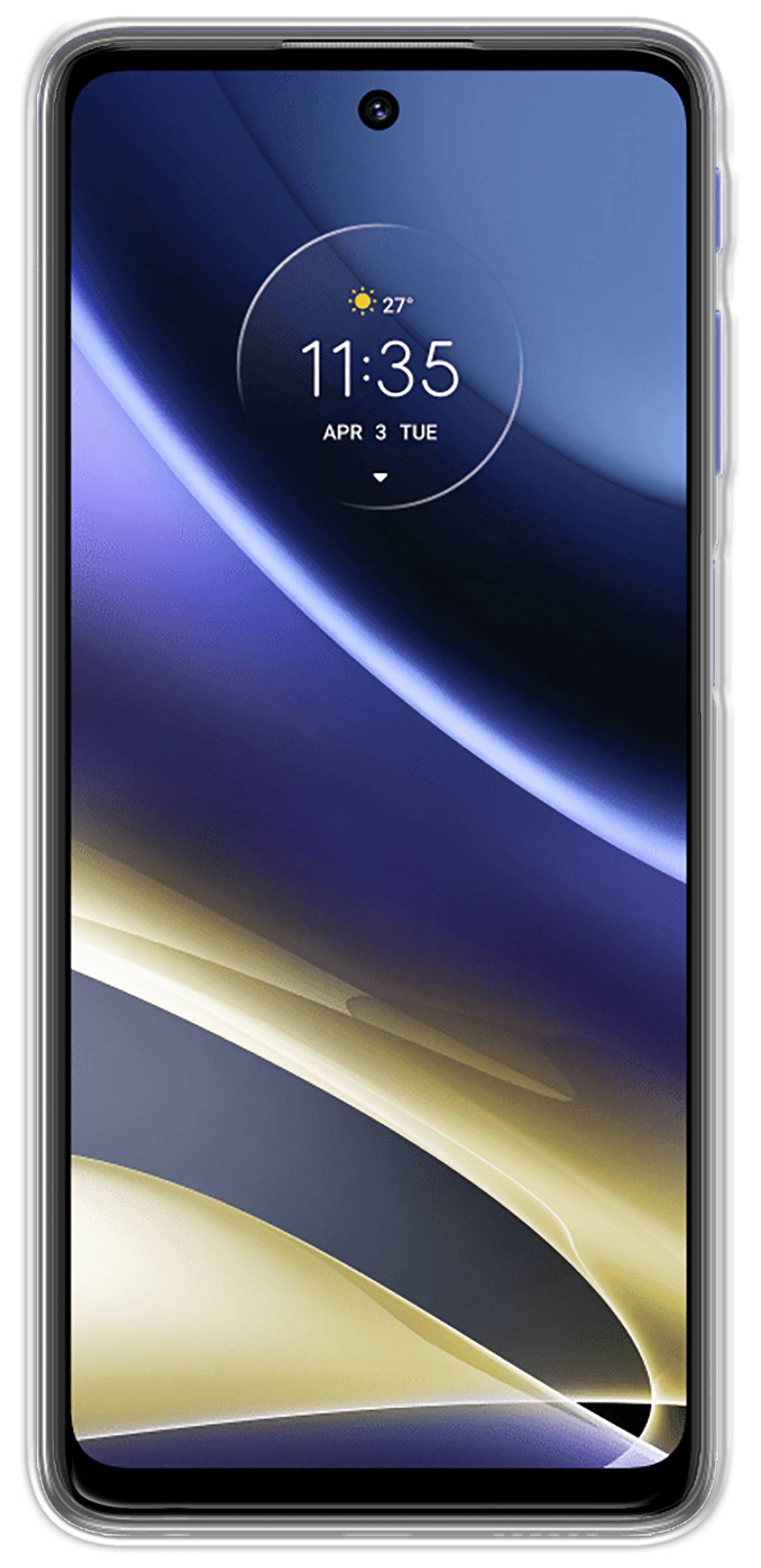 Silikon Hülle Basic kompatibel mit MOTOROLA MOTO G51 5G Case TPU Soft Handy Cover Schutz Transparent