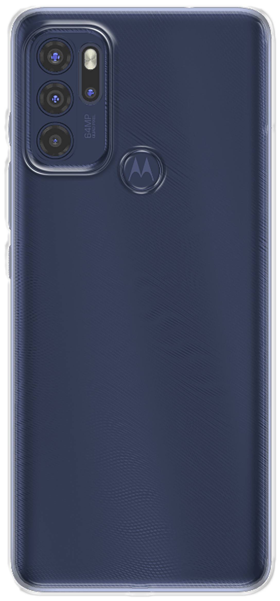 Silikon Hülle Basic kompatibel mit MOTOROLA MOTO G60S Case TPU Soft Handy Cover Schutz Transparent