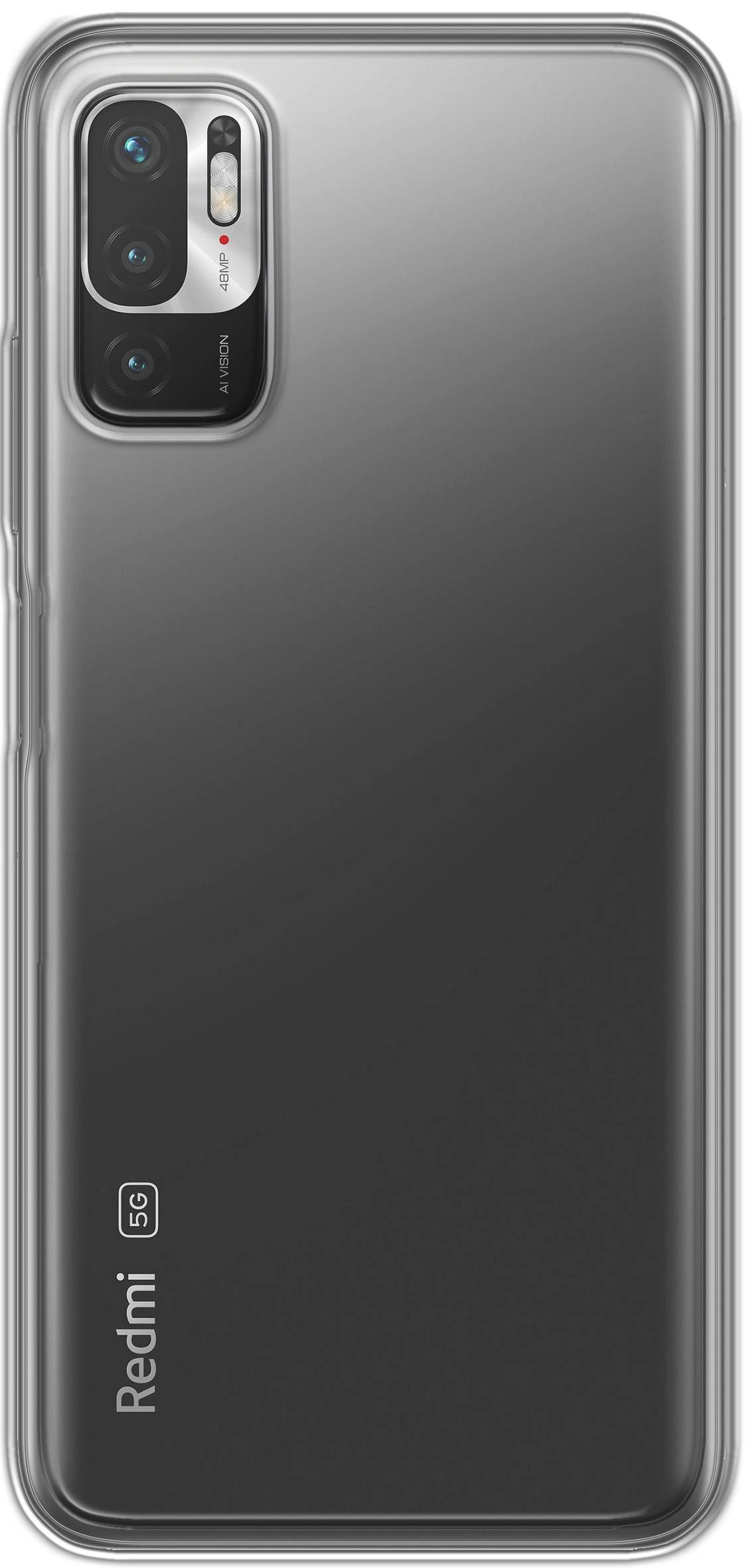 Silikon Hülle Basic kompatibel mit XIAOMI REDMI 10 5G Case TPU Soft Handy Cover Schutz Transparent
