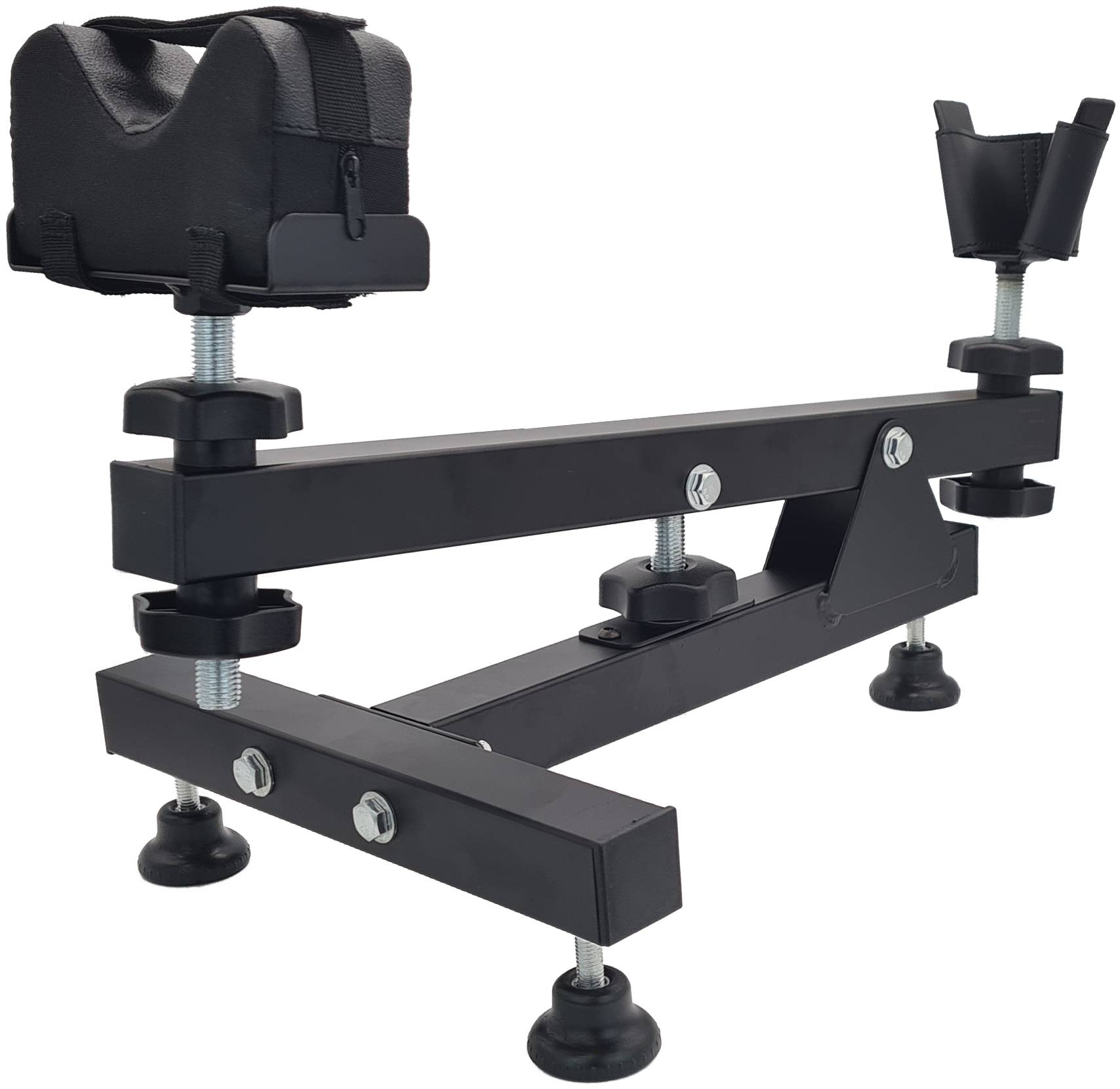 Berger & Schröter Präzisions-Einschießhilfe, groß mit Auflagen, Einschießbock