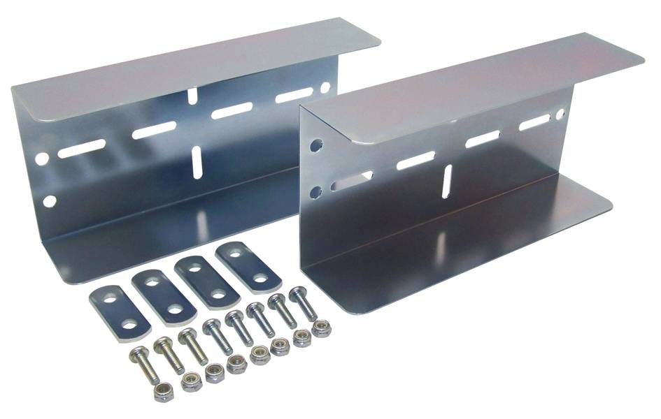 Beleuchtungshalterset für Heckträger, verzinkt