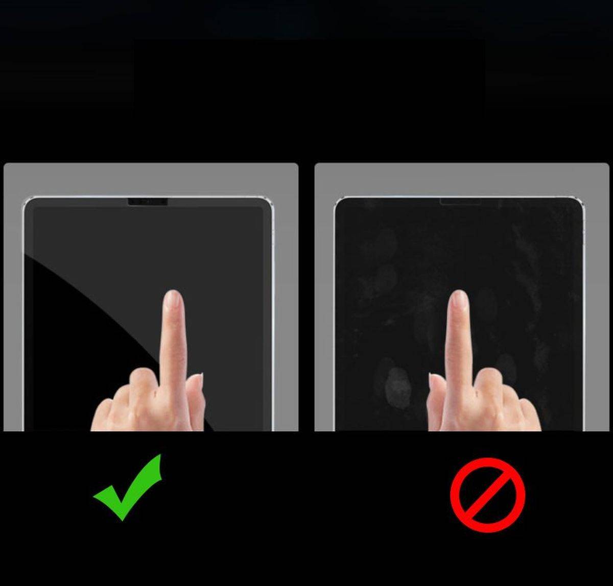 Dux Ducis Schutzglas 9H kompatibel mit Apple iPad Air 10.9" 2022 Displayschutzfolie Passgenau Vollbild Robust