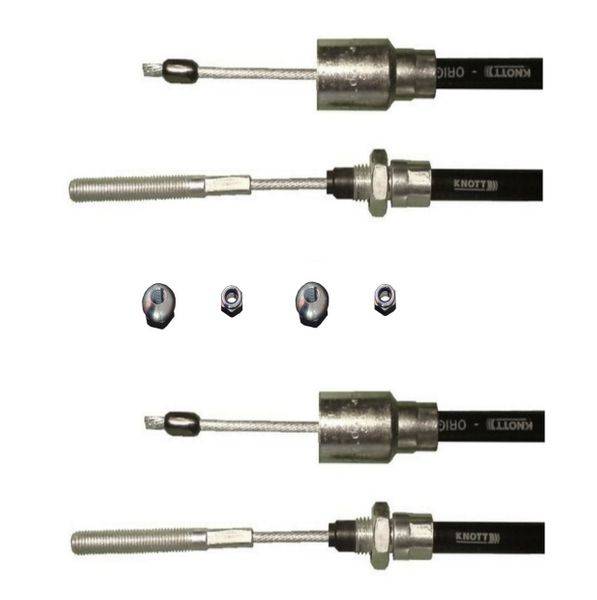2 x Knott Bremsseil 33921-1.26 Hüllenlänge: 3050 mm - Gesamtlänge: 3260 mm