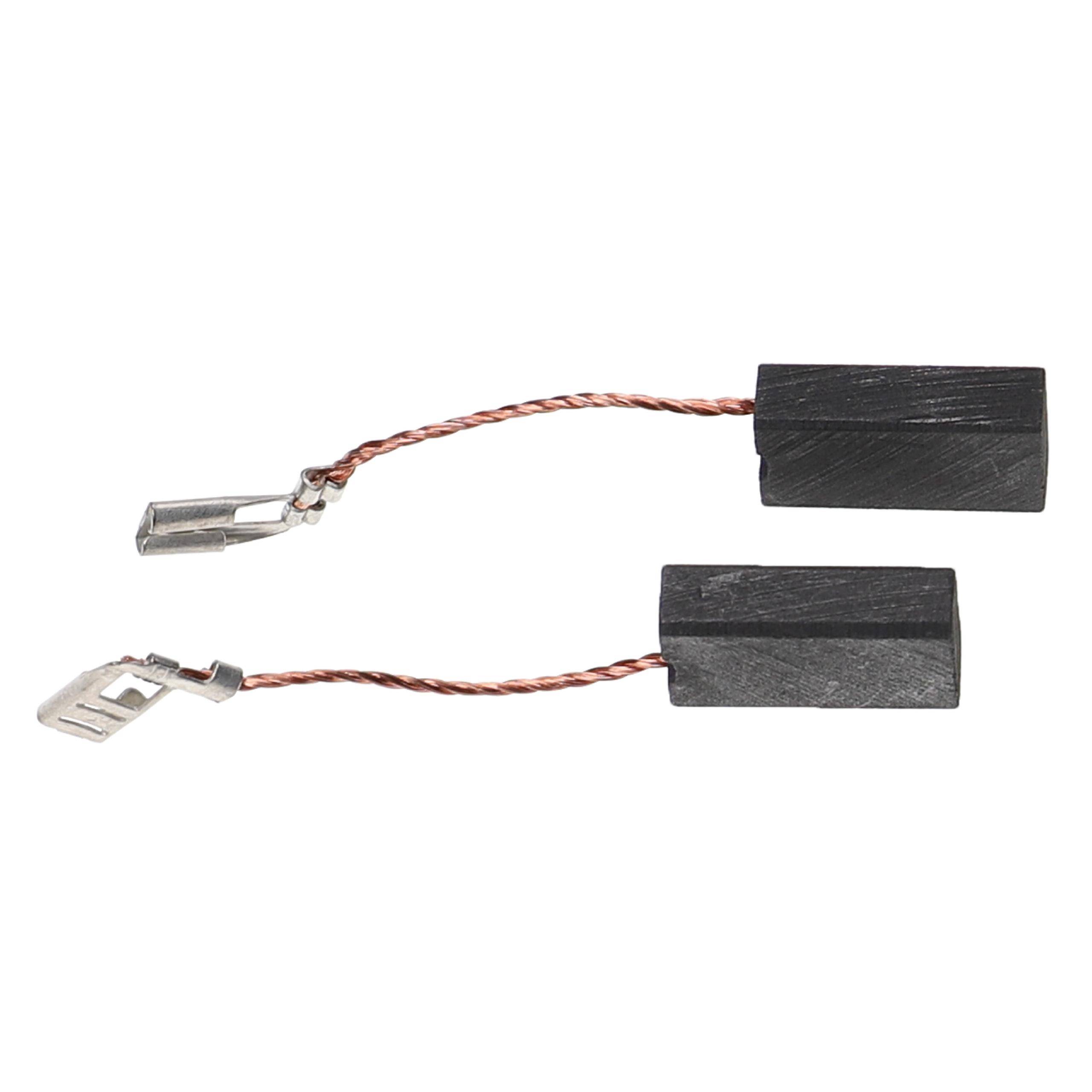 vhbw 2x Kohlebürste 6,3 x 12,5 x 22 mm kompatibel mit Mafell MKS 65, MKS 75, MKS 125 (aktualisierte Ausführung) Elektrowerkzeug, Handkreissäge