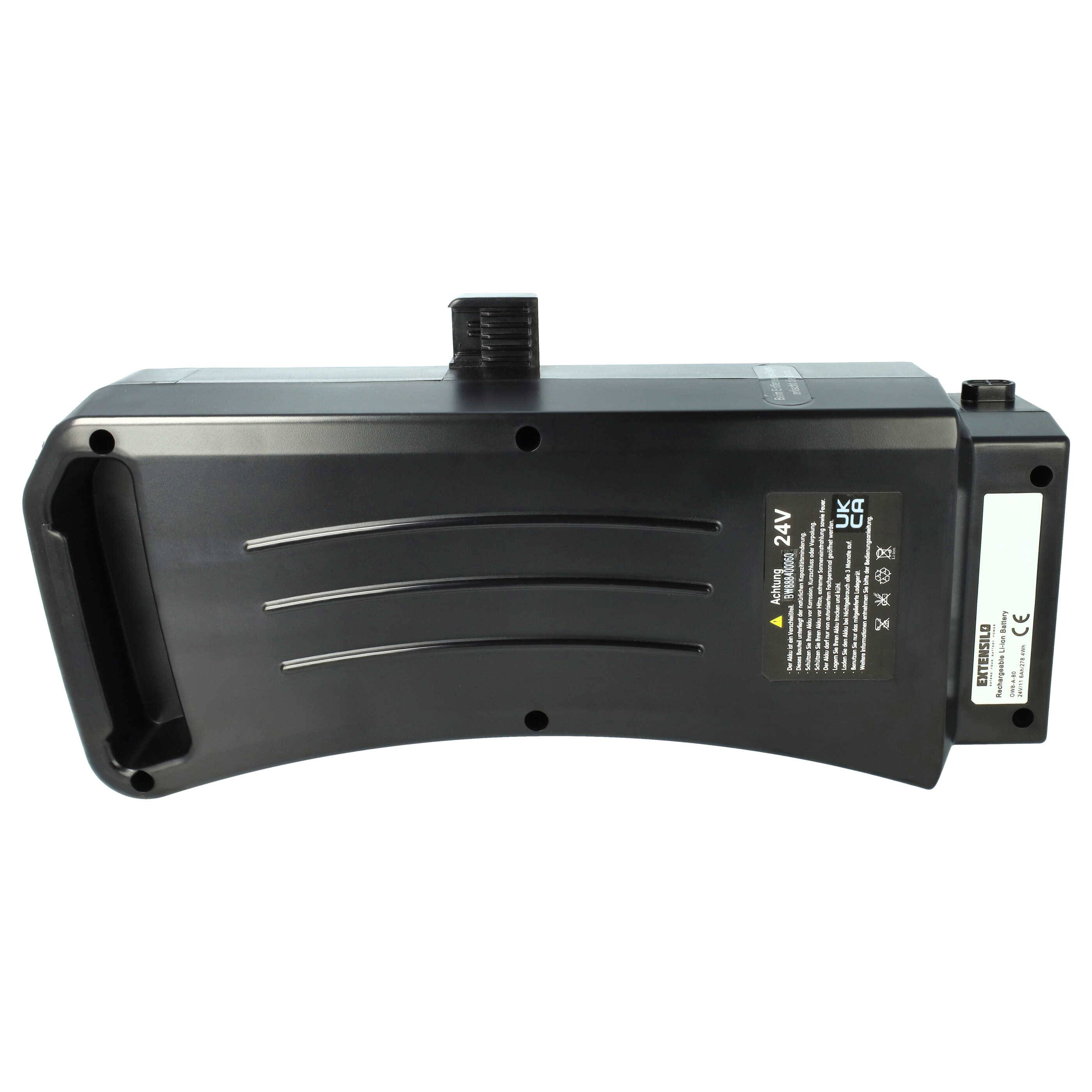 EXTENSILO Akku Ersatz für Samsung GD-SSDI-E24B, SDI-2510B, 7INR19/65-4, 10INR19/65-4 für E-Bike (11,6 Ah, 24 V, Li-Ion) - Schwarz