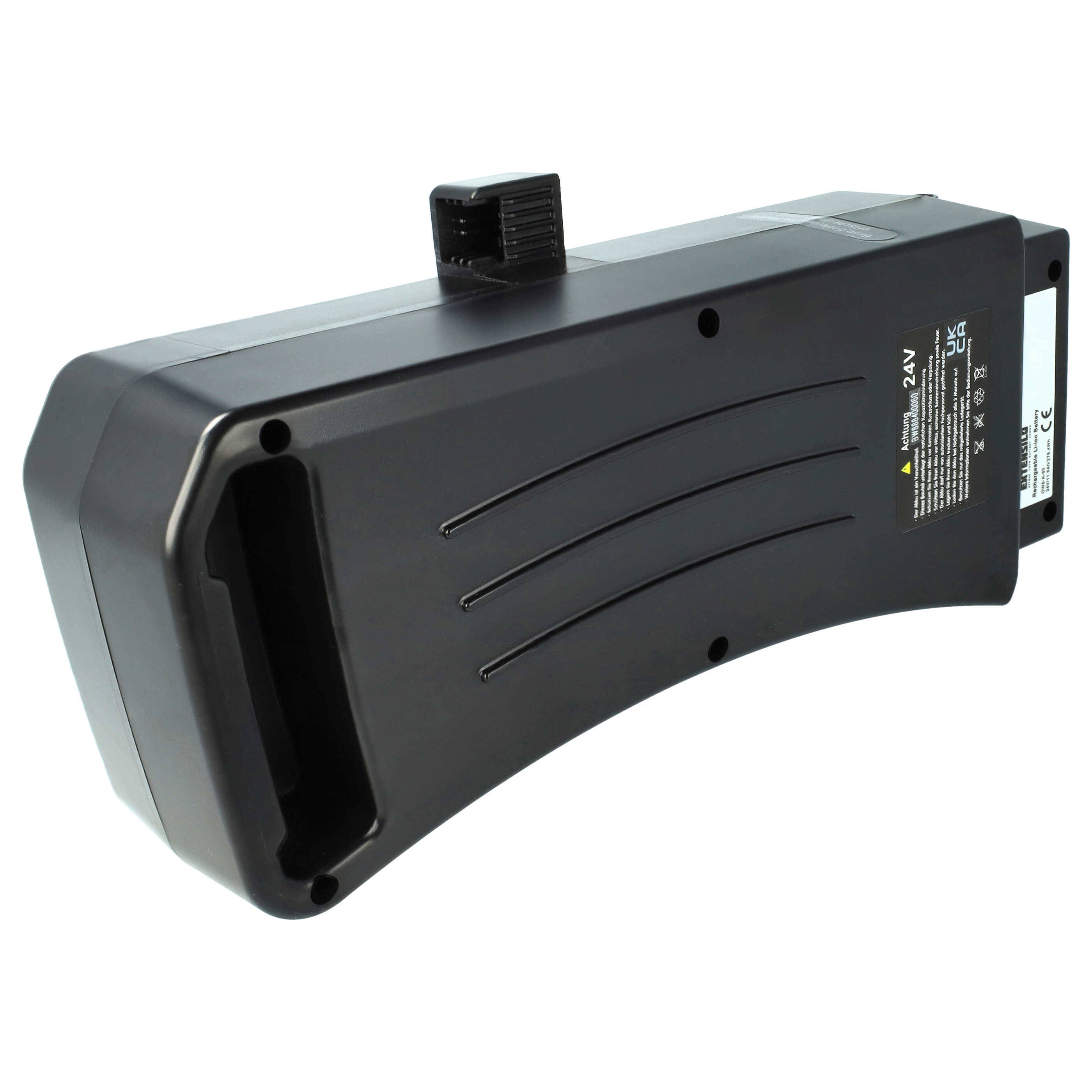 EXTENSILO Akku Ersatz für Samsung GD-SSDI-E24B, SDI-2510B, 7INR19/65-4, 10INR19/65-4 für E-Bike (11,6 Ah, 24 V, Li-Ion) - Schwarz