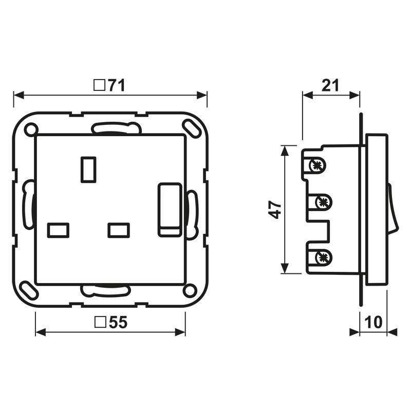 Jung Steckdose A 3171 WW