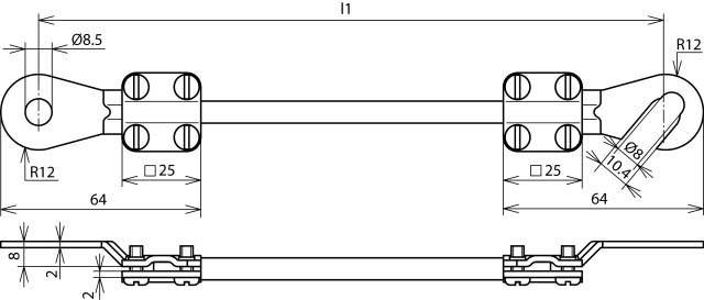 DEHN Erdungsleitung EL10L020M1KSO8101KSG
