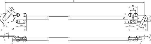 DEHN Erdungsleitung EL10L055M1KSO8101KSO