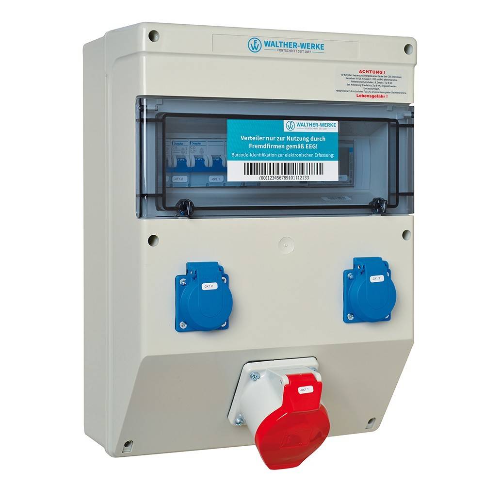Walther Werke Kunststoff-Steckdosenkombi 682019901