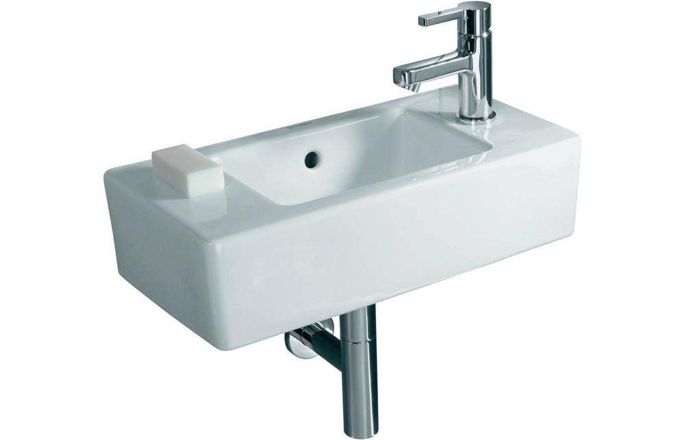 Duravit Handwaschbecken VERO m ÜL HLB 500x250mm 1 HL rechts weiß 1