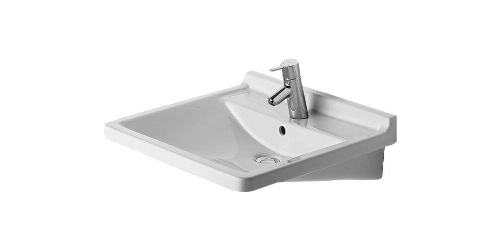 Duravit Waschtisch STARCK 3 VITAL m ÜL HLB 600x545mm 1 Hahnloch weiß