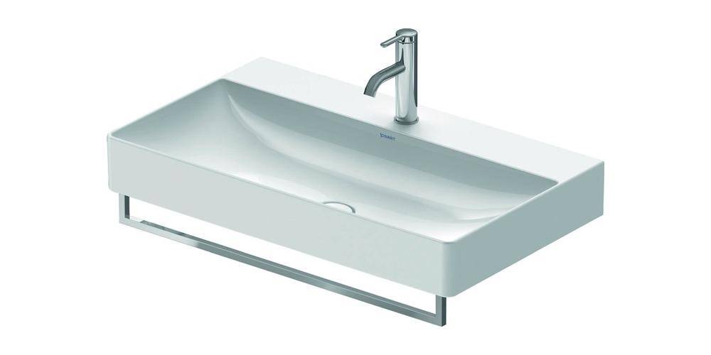 Duravit Handtuchhalter DURASQUARE für Waschtisch 746mm schwarz matt