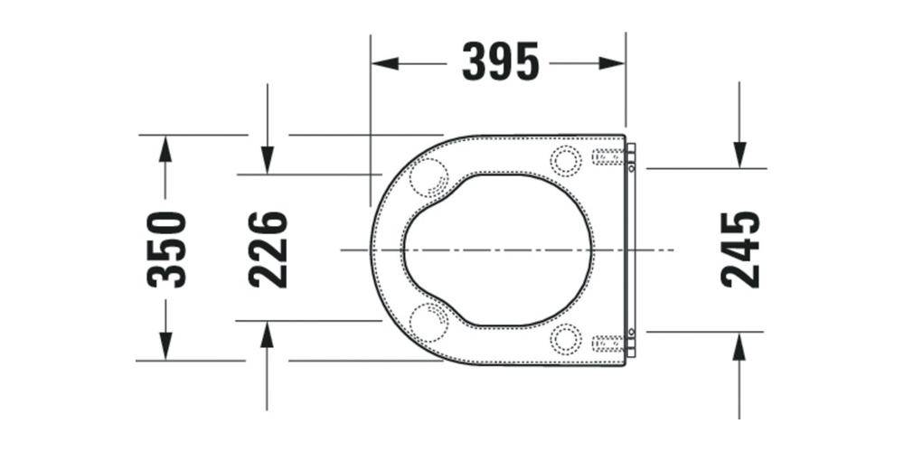 Duravit WC-Sitz STARCK 3 VITAL ohne Absenkautomatik weiß weiß